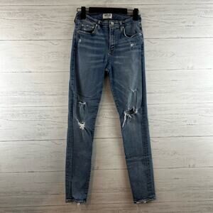 Agolde Distressed Sophie Skinny Jeans Size 27